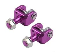 Supporto Pedana CNC Sinistra per destra per Surron per Light Bee | Compatibile per surron per Light Bee, montaggio per preciso, installazione rapida, design per robusto, per coppia (purple)