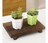 Supporto Pedana Legno Rialzo Espositore Cucina Base Rettangolare Decorativa