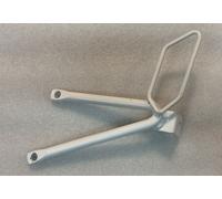 Supporto pedana posteriore destra bianca originale Aprilia Tuareg Rally RX 125