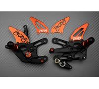 Supporto Pedane Arretrate AVDB Arancione per BMW S1000 RR / S1000RR 2025 - X