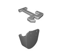 Supporto Pegboard per Dymo Letratag 100H IKEA Skadis Gancio Universale 3D