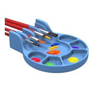 Supporto Pennelli - Organizzatore Per Colorazione Ad In Silicone - Rastrelliera Per Pennelli Da Pittura | Per Aula Casa Scuola Studio Feste D'Arte Viaggio Campeggio All'aperto