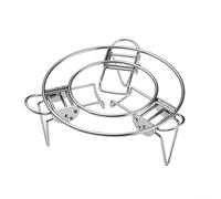 Supporto Pentole Acciaio 304 Espandibile Supporto Pentole Acciaio | Per pesce, verdure, uova, carne, dessert, tamale, cottura per sana, preserva i sapori, uso versatile