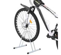 Supporto per 1 Bici da Pavimento Autoportante Acciaio Zincato