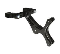 Supporto per 2 portabottiglie in alluminio per carrello a sella venduto su scheda Newton Nero