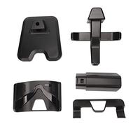 Supporto per 2 VR, espositore per cuffie VR con base in spugna antiscivolo, staffa di archiviazione verticale salvaspazio per occhiali VR e controller touch (nero)