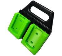 Supporto per 4 batterie in ABS resistente, piccolo supporto per batterie a 4 scomparti, montaggio sicuro, previene la caduta per utensili elettrici Organizzatori ABS professionali