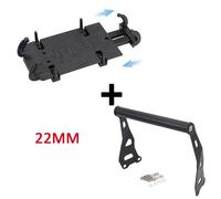 Supporto Per Accessori Moto Portatile Per Telefono Mobile GPS Navigazione A 22Mm