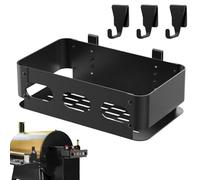 Supporto per accessori per griglia, organizer per accessori per griglia | Supporto per utensili da cucina per barbecue all'aperto,Contenitore di stoccaggio della griglia, ripiano laterale per griglia