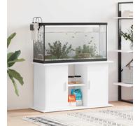 vidaXL Supporto per Acquario 101x41x58 cm in Legno Multistrato Bianco