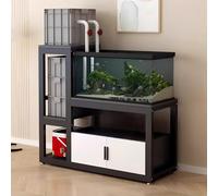 Supporto Per Acquario A Più Livelli Con Scomparti, Base Armadio Antipolvere Con Vano Portaoggetti, Adatto Per Casa/Negozi Di Acquari/Studi(90x45cm/35.4x17.7in)