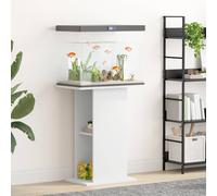 vidaXL Supporto per Acquario Bianco 60,5x36x72,5 cm Legno Multistrato