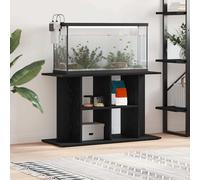 Supporto per acquario in rovere nero 100x40x60 cm in legno ingegnerizzato