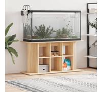 Supporto acquario 120x40x60 cm legno multistrato rovere sonoma