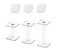 Supporto per action figure - Espositori in acrilico a 3 pezzi | Espositore trasparente Alzate per display in acrilico, supporto per organizer per giocattoli per decorazioni di modelli Scaffale per des