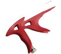 Supporto per aerografo compatibile con la maggior parte degli aerografi, per modelli che utilizzano filettatura da 1/8 di pollice per progetti di modellismo (rosso)