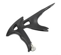 Supporto per aerografo compatibile con la maggior parte degli aerografi per modelli che utilizzano filettatura da 1/8 di pollice per progetti di modellismo (nero)