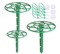 Supporto per albero di Natale, 3 pezzi, base piatta universale regolabile | Stabilizzatore per la parte superiore dell'albero delle vacanze, per casa, soggiorno, ufficio, corridoio, feste