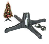 Supporto per albero di Natale artificiale - Base per albero di Natale artificiale girevole | Base di visualizzazione rotante per albero di Natale, supporto girevole regolabile per albero di Natale