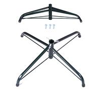 Supporto per albero di Natale, Base treppiede in ferro per albero di Natale, Supporto per albero di Natale in metallo con viti, Staffa pieghevole per albero artificiale, Forniture natalizie