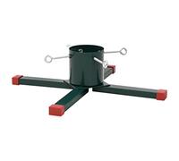 Supporto per albero di Natale con serbatoio dell'acqua da 1,3 l, 60 x 60 x 16 cm, stabile supporto in metallo per albero di Natale, morsetto di fissaggio a vite, ideale per soggiorno, terrazza