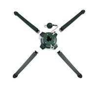 Supporto per albero di Natale moderno - Supporto per albero di Natale elettrico ricaricabile con rotazione a 360 ° ogni 70 secondi, l'albero rotante rappresenta alberi d'arte fino a 3 m di altezza e