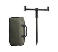 Supporto per allarme da pesca - Bite Alarm Stand - Supporto regolabile per carp Bank and Tackle Holder - Stabile Fishing Alarm Stand per Carp Angling, Lakeside and River Fishing