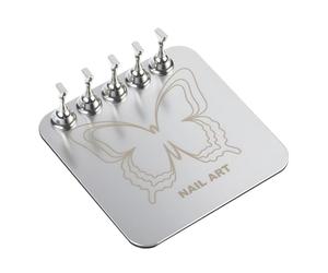 Supporto per allenamento per unghie - Strumento di manicure stabile a base magnetica riutilizzabile - supporto per unghie adesivi fai da te, per donne, moglie, figlia, , ragazze professionali