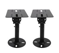 Supporto per Altoparlante, 1 Paio di Staffe per Altoparlante per Montaggio a Soffitto a Parete in Metallo Ispessito con Asta Telescopica per Studio Home Theater