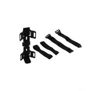 Supporto per altoparlante da bici per JBL Charge 5 Flip 5 con supporto per idratazione, staffa in ferro inclinabile per fissaggio al manubrio, cinturino stabile, kit da ciclo-touring, nero, 18 x 4,5 x