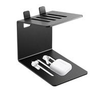 Supporto per altoparlante da desktop, antiscivolo, con spazio di archiviazione, per scrivania e libreria, per organizzare la gestione della casa, ufficio, studio, soggiorno e appartamento