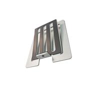 Supporto per altoparlante in lega con cuscinetto antiscivolo e angoli di inclinazione regolabili per un migliore posizionamento del suono sulla scrivania o sul supporto per altoparlante desktop