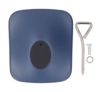 Supporto per altoparlante KEF LSX II, supporto per altoparlante da tavolo, supporto per riduzione delle vibrazioni antiscivolo in metallo con strati protettivi antiscivolo, design (Blu)