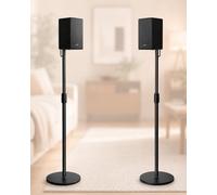 Supporto per Altoparlante Regolabile per 73-140 cm Supporti da Pavimento (set di 2) da Poweka