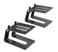 Supporto per altoparlanti - 2 supporti da scrivania per altoparlanti da scaffale | Supporti per altoparlanti audio monitor, supporti per monitor da studio, supporto per altoparlanti da scrivania |
