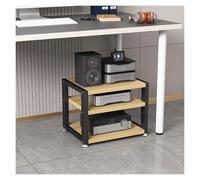 Supporto per altoparlanti a 3/4 livelli, piccolo rack audio per home theater, mobile multimediale, giradischi, console di gioco, amplificatore TV, robusto torre stereo