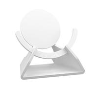 Supporto per altoparlanti con imbottitura antiscivolo moderna in acrilico per organizzare la scrivania del nido e riporre i cavi per il supporto da tavolo Nest