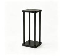 Supporto per altoparlanti da pavimento per carichi pesanti, colonna di supporto in metallo, supporto base per macchina multimediale a doppio strato, adatto per home theater e studi di reg 70cm/27.6in