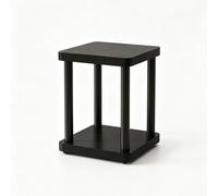 Supporto per altoparlanti da pavimento per carichi pesanti, colonna di supporto in metallo, supporto base per macchina multimediale a doppio strato, adatto per home theater e studi di reg 40cm/15.7in