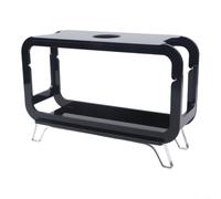Supporto per altoparlanti in acrilico trasparente compatibile con Marshall Middleton Small Wireless Speaker Desktop Display Shelf Base rialzata 25 cm (è nero)