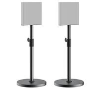 Supporto per Altoparlanti per Sony Bravia Theatre Quad HT-A9M2 Supporto - Supporto per Altoparlanti Regolabile in Altezza in Coppia per Sony HT-A9M2 Supporto per Altoparlanti con Gestione Cavi, Nero