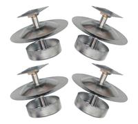 Supporto per Alveare Beehive Feet | 4 Pezzi Base per Arnia in Acciaio | Sostegno Antiformiche per Alveari - per Cortile Giardino Esterno Prato Fattoria Officina