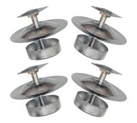 Supporto per alveare, supporto stabile da 7,6 cm, set di piedini in acciaio , base repellente per formiche, 4 pezzi, robusto accessorio per uova da apicoltura, ideale per giardino, fattoria, prato