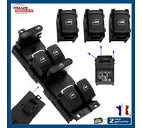 Supporto Per Alzacristallo Anteriore Sinistro + 3 Bottoni Golf 4 Di 1998 2005