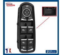 Supporto Per Alzacristallo Nera Cromo Anteriore Sinistro Pinze per Porsche Macan