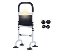 supporto per alzarsi dal letto,aiuto per alzarsi dal letto anziani,supporto wc per a nziani con spia luminosa e borsa portaoggetti, adatto a a nziani, persone con limitata mobilità o debolezza fisica.