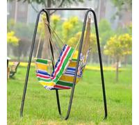 Supporto per amaca, a forma di A, resistente, anti-deformazione, in acciaio resistente, per interni ed esterni, camera da letto, patio (senza sedia)