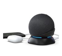 SUPPORTO PER AMAZON ECHO DOT 4/5 GEN E SMARTPHONE CON RICARICA USB C/A DOPPIA