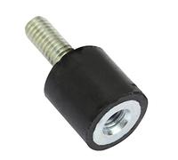 Supporto per ammortizzatore in gomma 4 pezzi Supporto per ammortizzatore in gomma anti vibrazione Silent Block per barca per auto(VD15*15 M5*12)