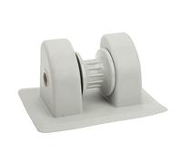 Supporto per Ancoraggio per Barca per Kayak Robusto Supporto per Ancoraggio in PVC con a Rulli per Kayak, Zattere, Yacht, 4,72x3,62x1,97 Pollici (White)